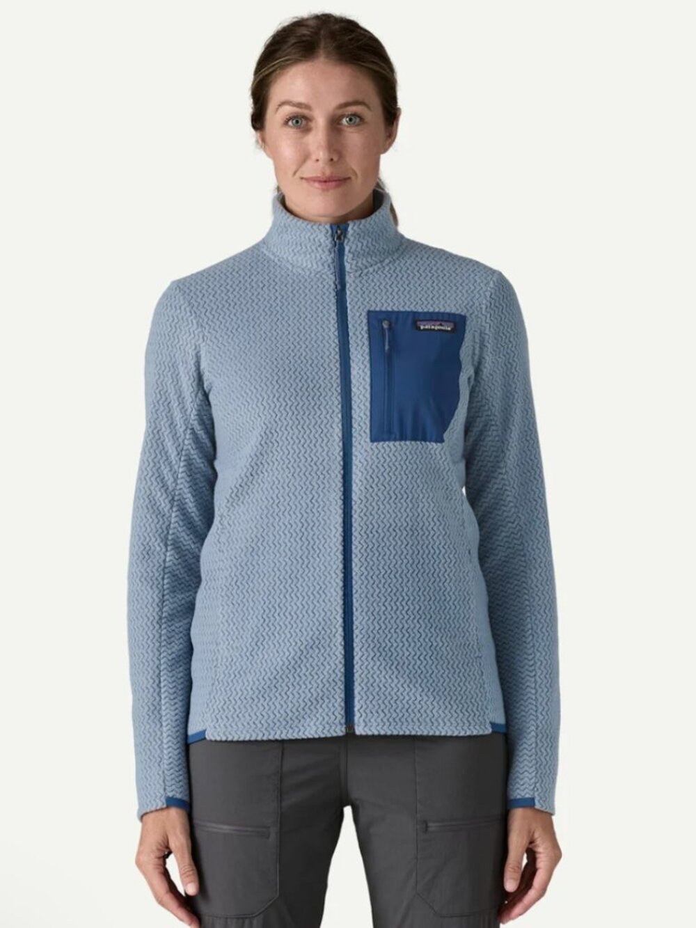 Patagonia R1 Air Jacket Women's Large Barnacle Blue